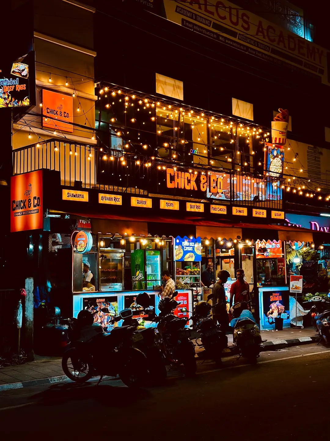 Evening Street View Entrance