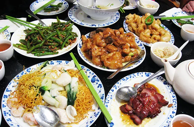 Variety of Chinese Dishes