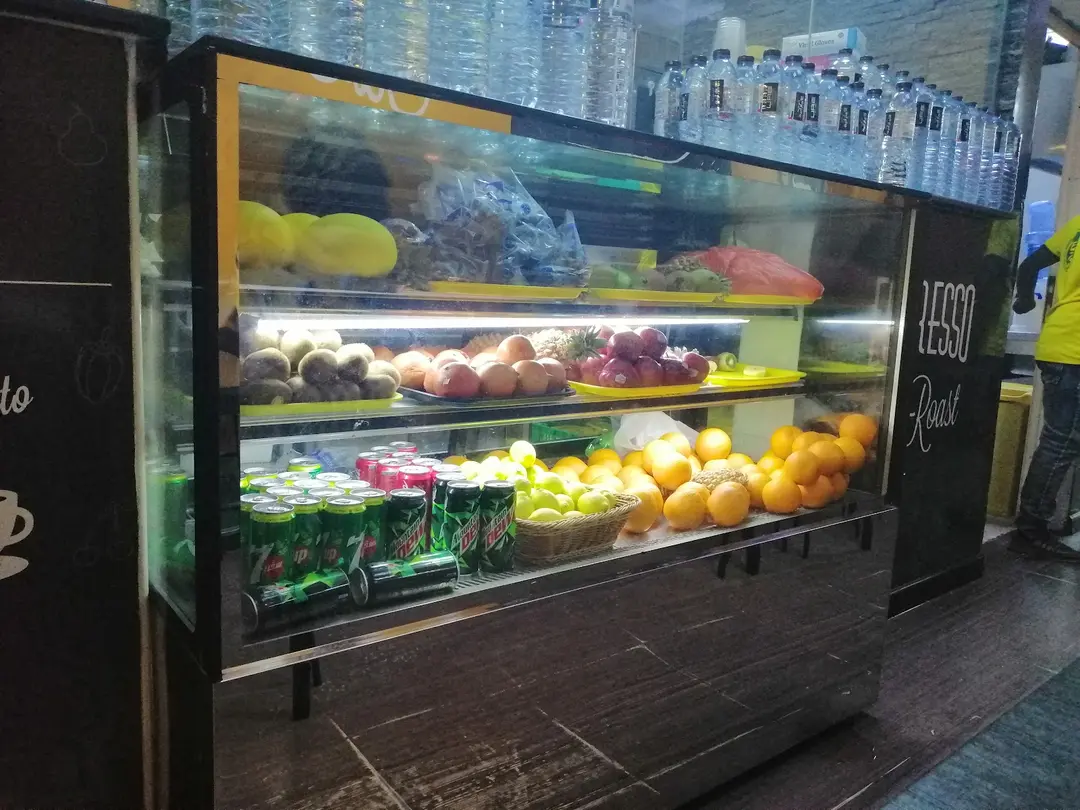 Fresh Fruits and Snacks Display