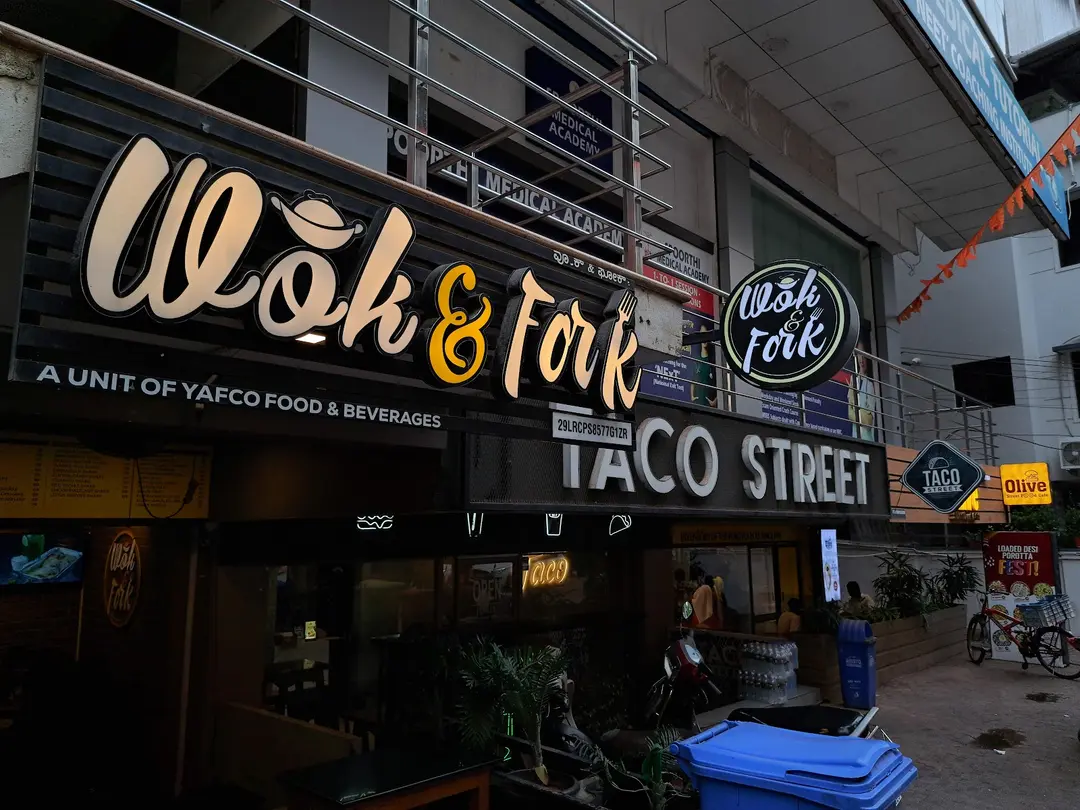 Wok & Fork Cafe Exterior