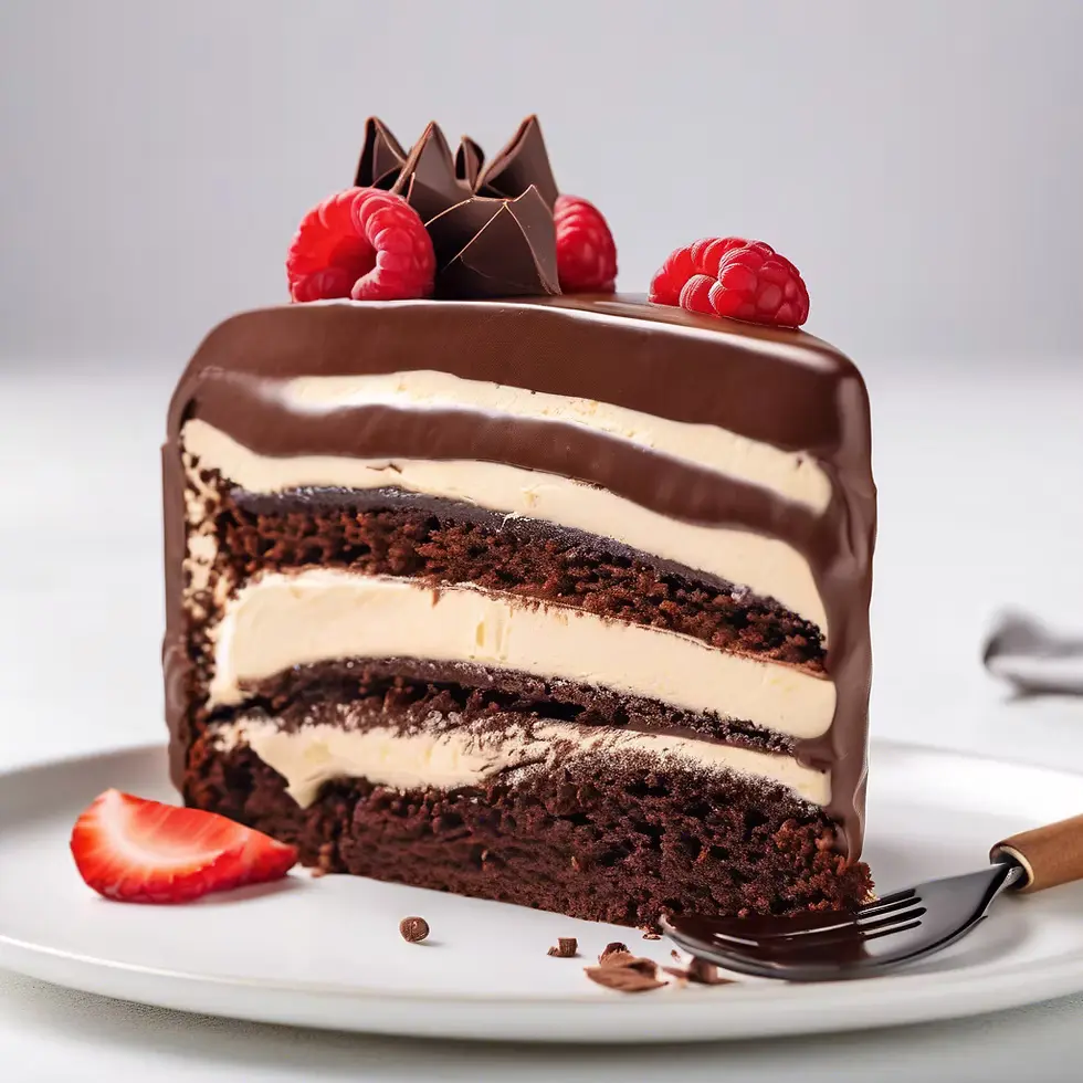 Rich chocolate cake