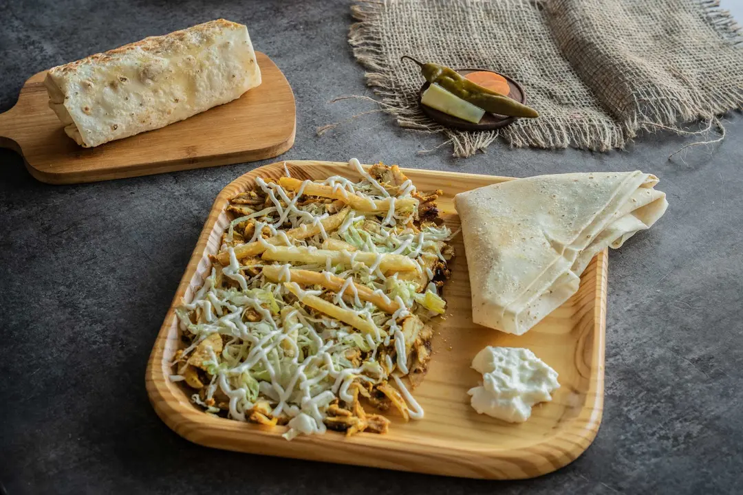 Shawarma Platter with Wrap