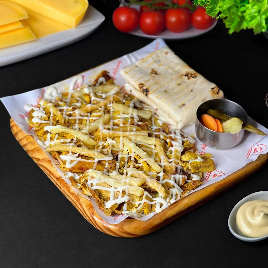 Shawarma Plate and Pickles
