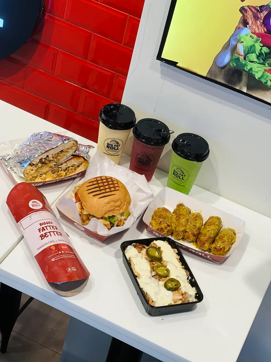 Variety of Dishes and Beverages