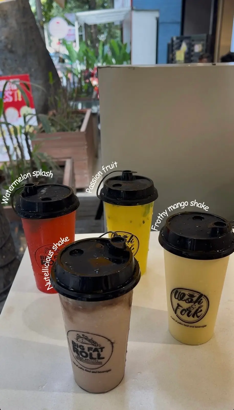 Variety of Chilled Shakes