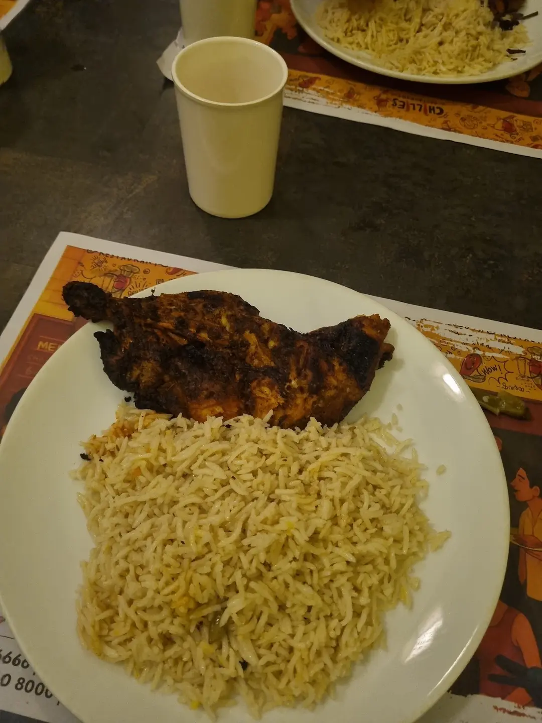 Grilled Chicken with Rice