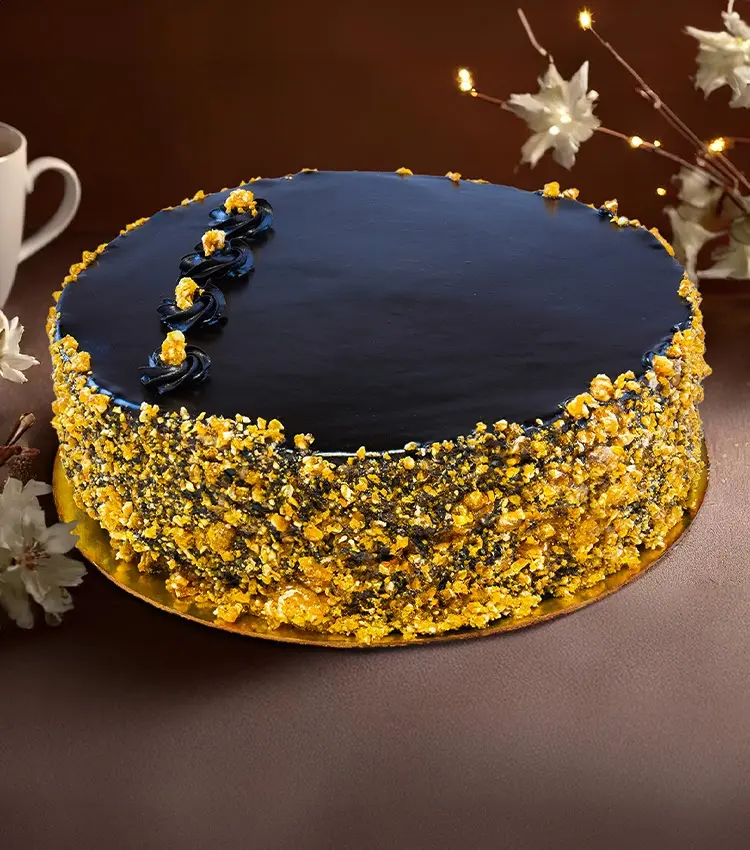 Dark Chocolate Crunch Cake