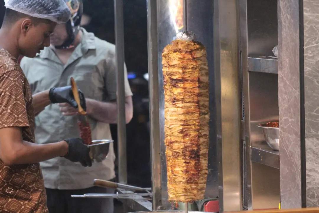 Shawarma Meat Carving