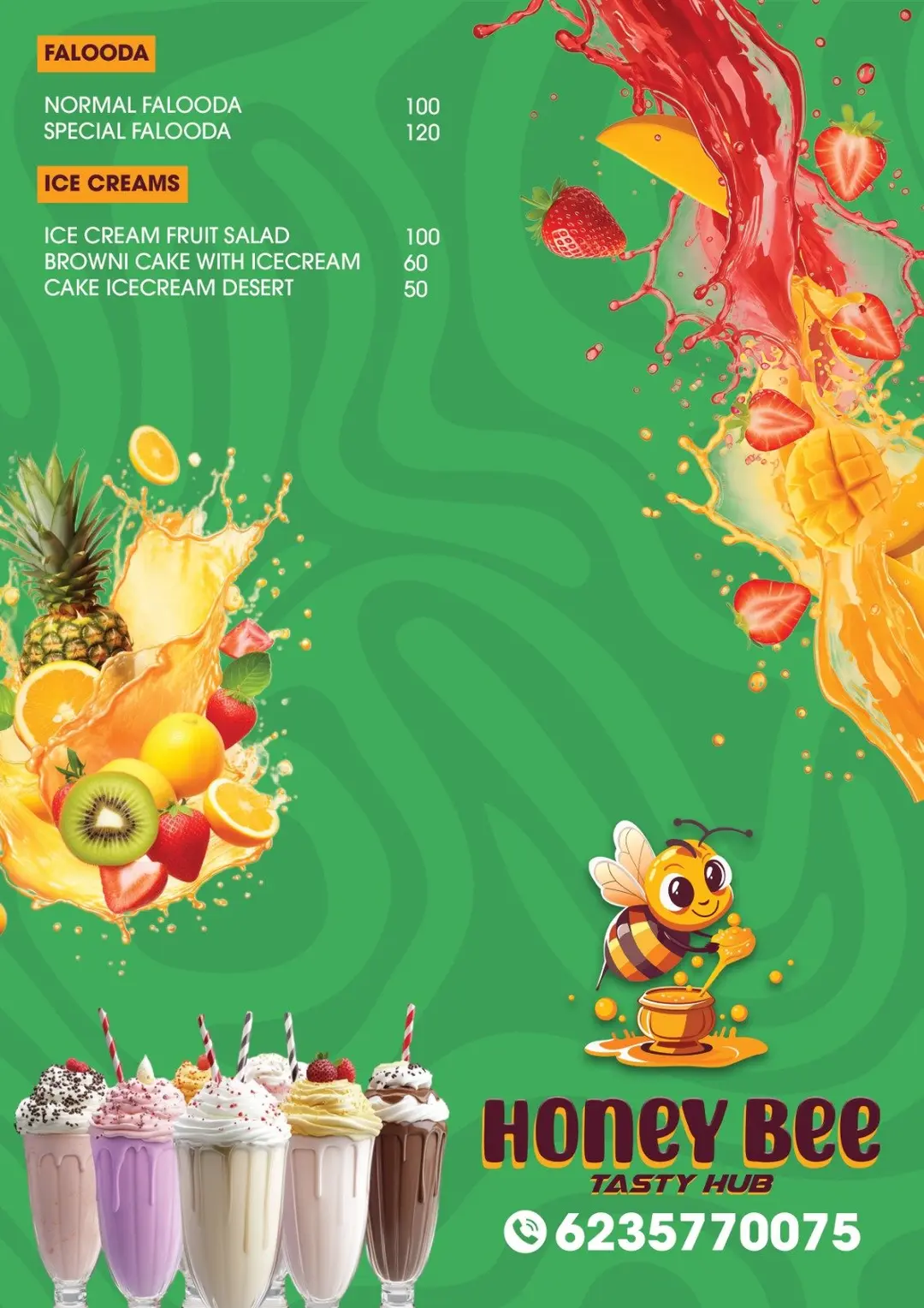 Dessert Menu and Treats