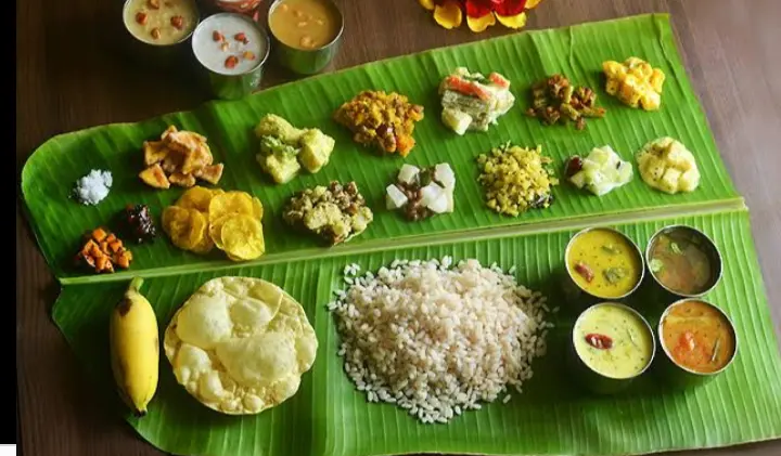 Traditional Banana Leaf Thali