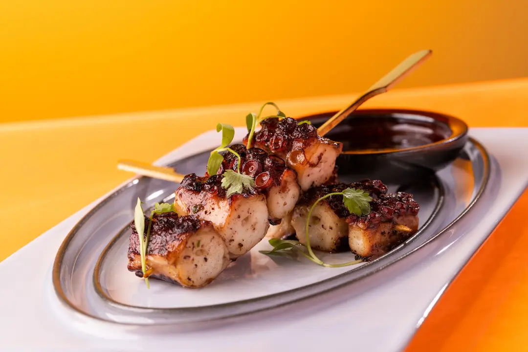 Grilled Octopus Skewers