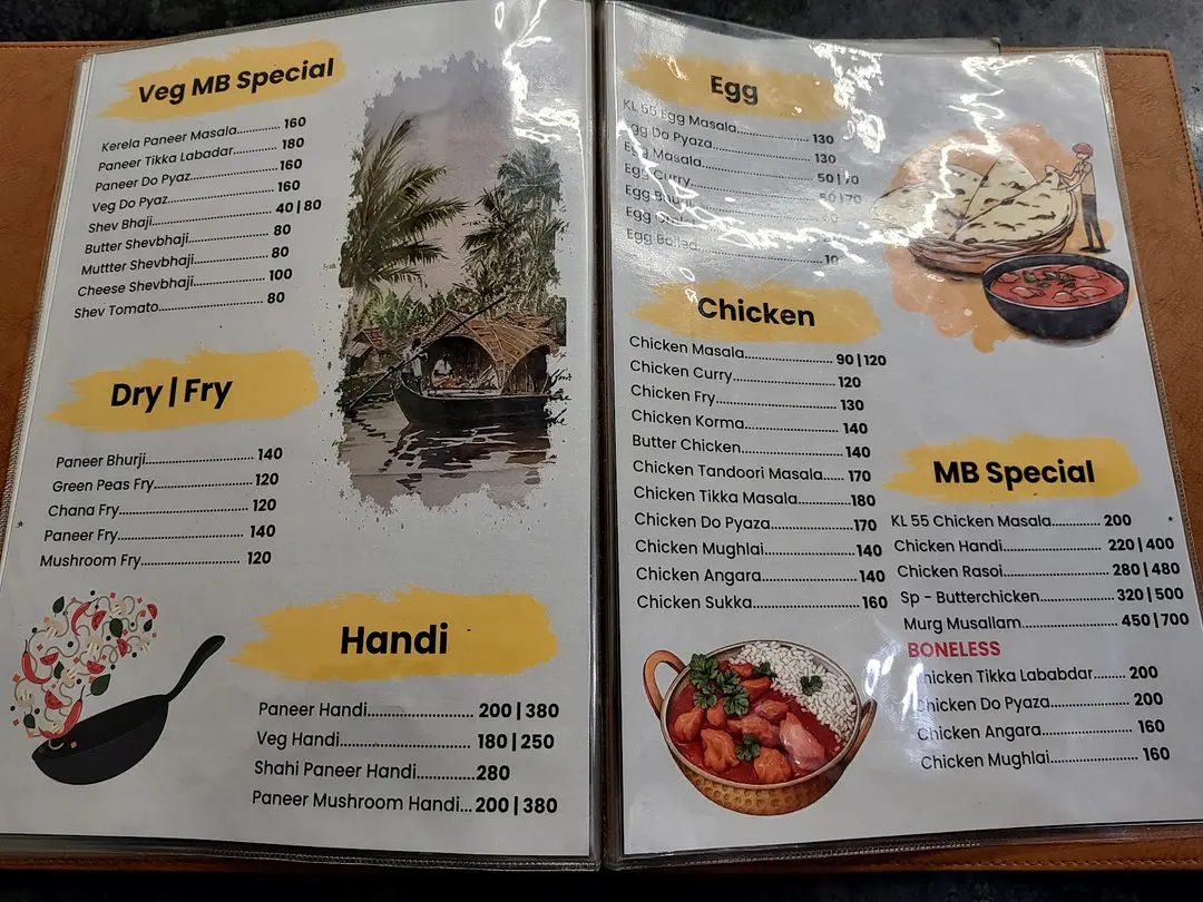 Detailed Restaurant Menu
