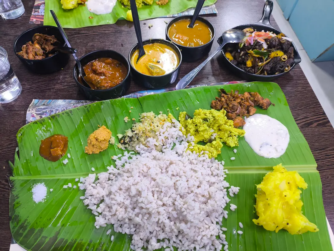 Traditional Banana Leaf Meal