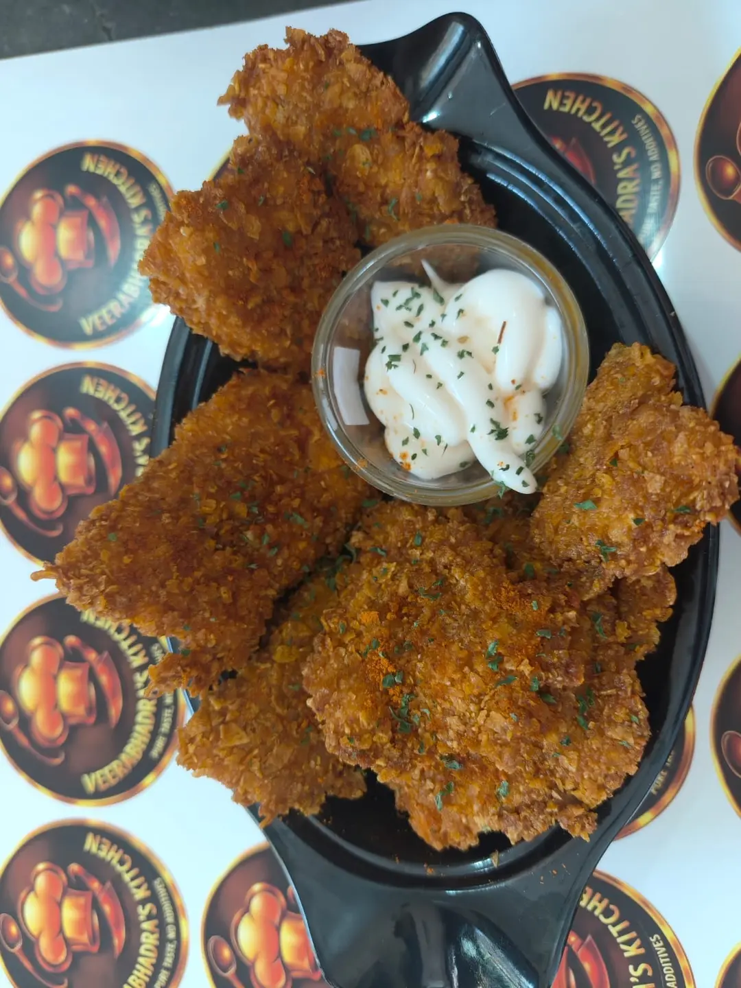 Crispy Chicken with Dipping Sauce