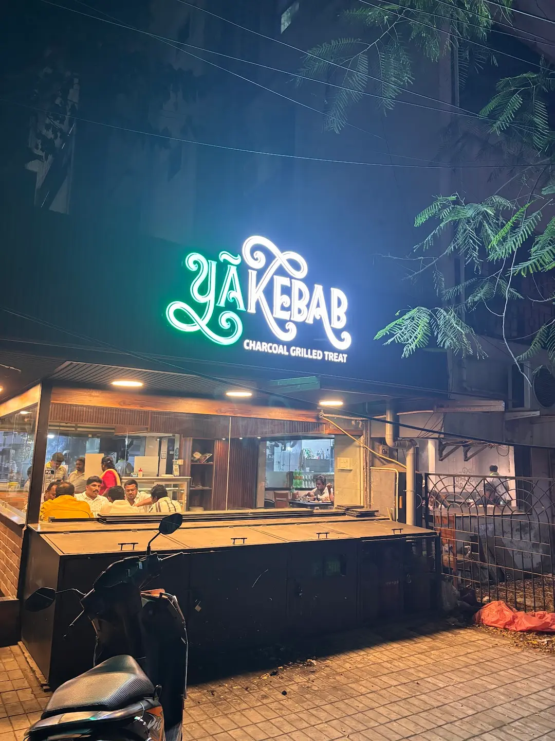 Yakebab Saligramam Night Exterior
