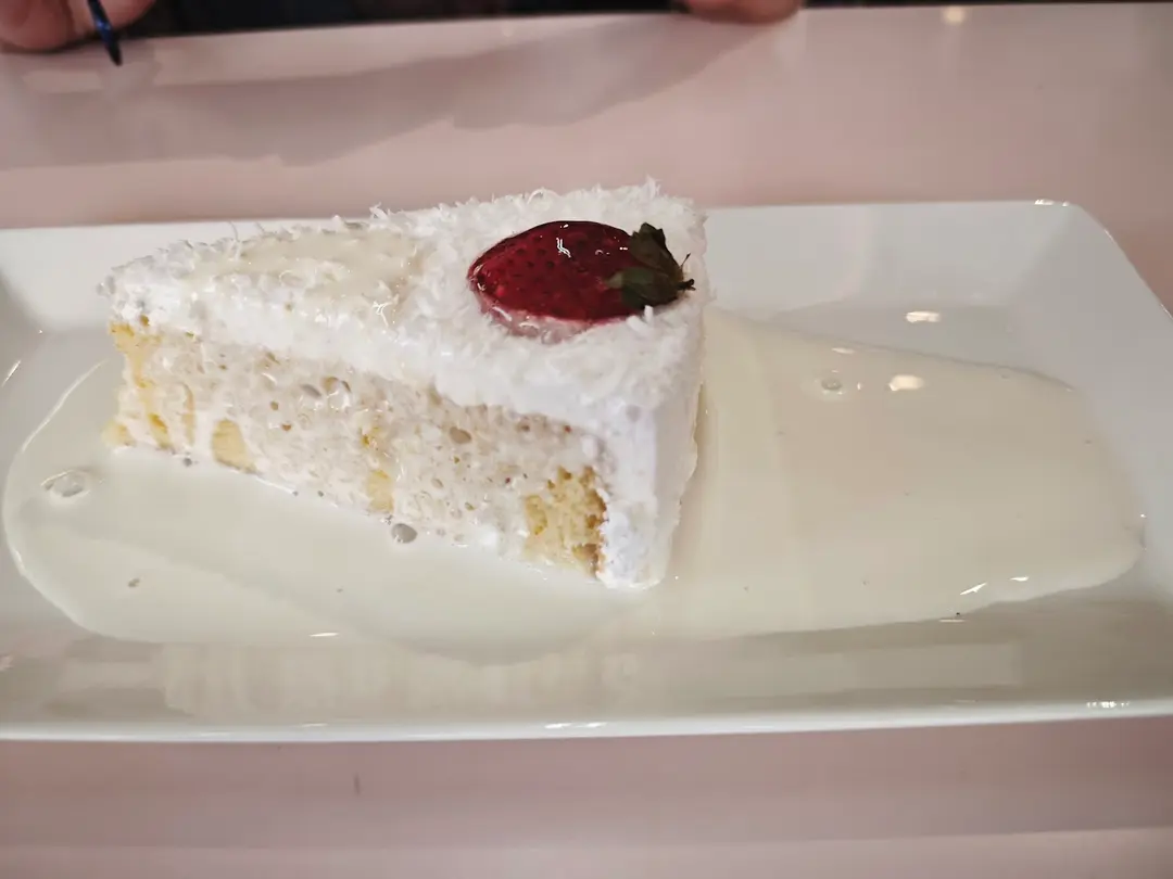Tres Leches Cake Slice