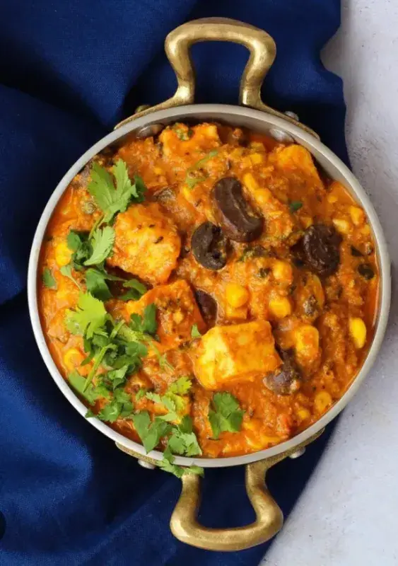 Paneer Mushroom Handi