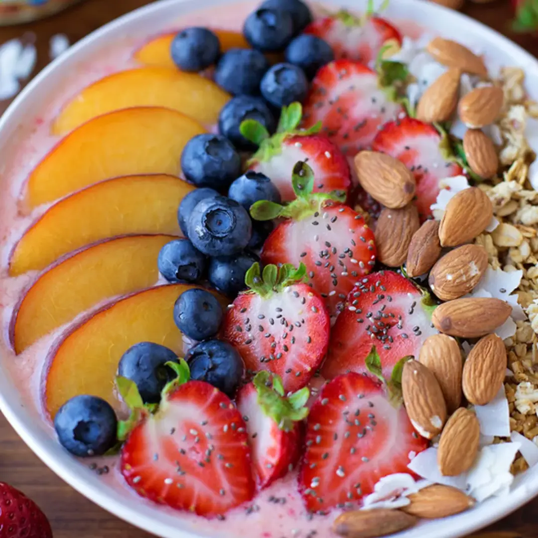 Fruit Bowl + Dry Fruits + Shamam Fresh Juice